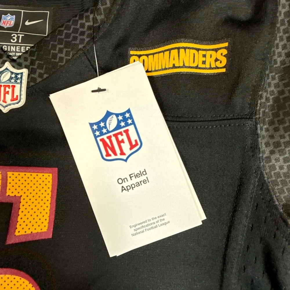 Nike Washington Commanders Jayden Daniels #5 Toddler 3T NFL Game Jersey NWT